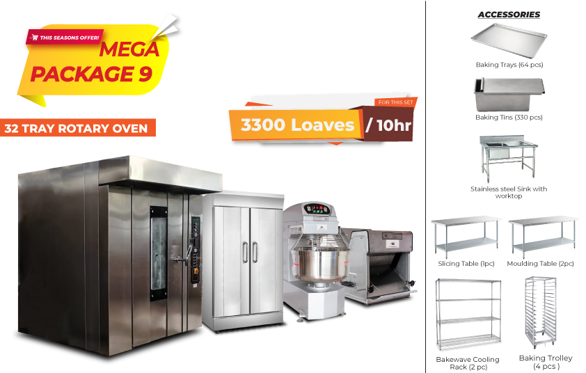 Mega Package 9 (3300 loaves/10hrs)